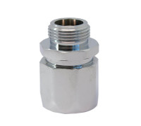
                                Фитинг ZVA V19-3/4" Cr (наружная резьба 3/4", шланг 19 мм)