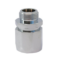 Фитинг ZVA V19-3/4" Cr (наружная резьба 3/4", шланг 19 мм)