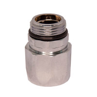 Фитинг ZVA V25-1" Cr (наружная резьба 1", шланг 25 мм)